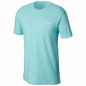 Columbia PFG SOS Graphic Short-sleeve T-Shirt Herr Blå (CSHAW0127)